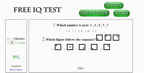 Take Online IQ Tests .